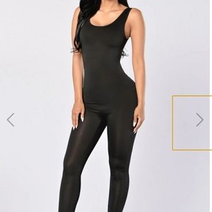Black fashion nova catsuit